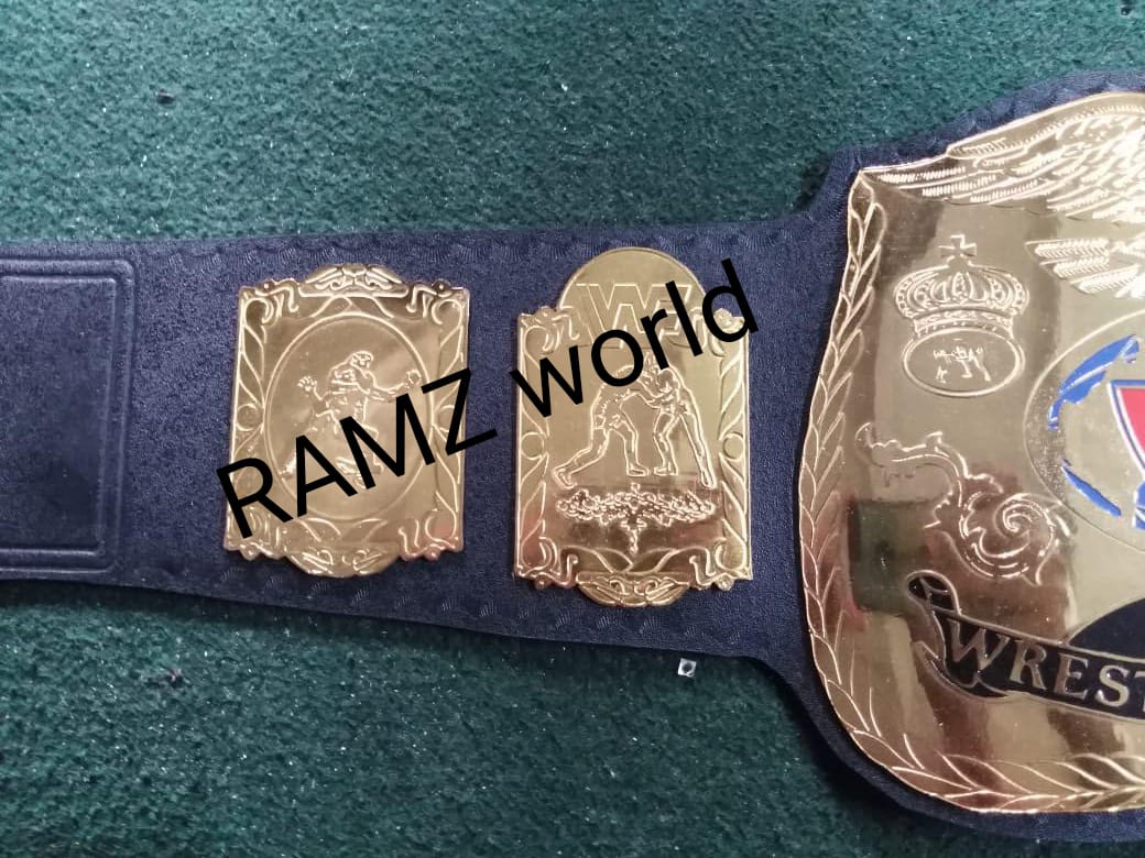 New World Tag Team Wrestling Championship Replica Belt 2mm Or 4mm Brass Belt