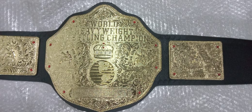 New BIG GOLD World Heavyweight Championship Replica Belt 4mm DieCasting