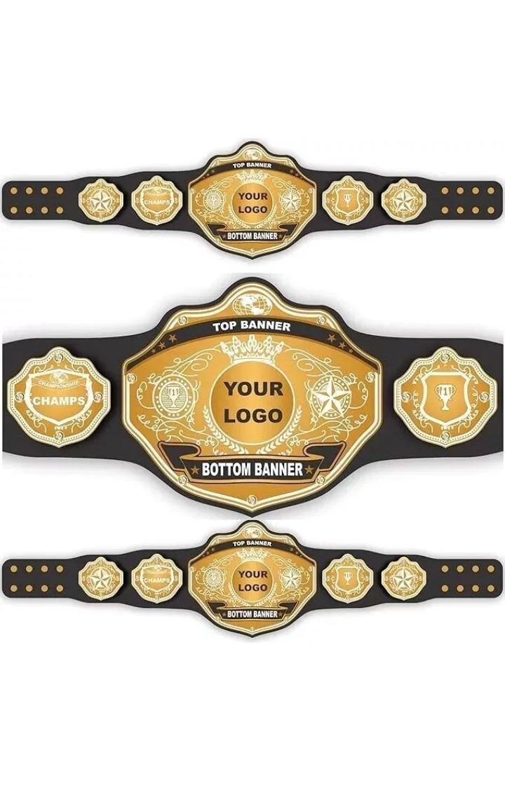 Custom Championship Belt - Personalized Custom Wrestling Belt - Customizable Championship Belt for Award Sports Events 2mm Or 4mm Brass