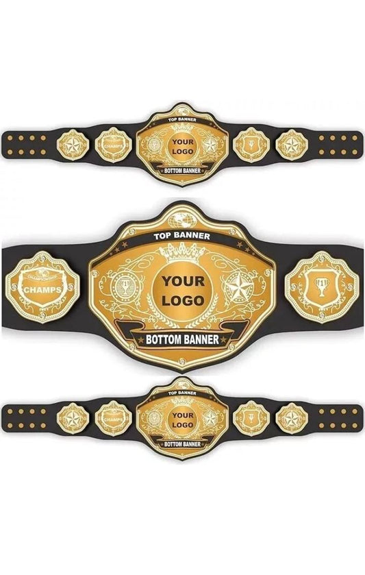 Custom Championship Belt - Personalized Custom Wrestling Belt - Customizable Championship Belt for Award Sports Events 2mm Or 4mm Brass