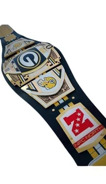 Green BAY Packers NFL Championship Wrestling Replica belt 2mm Or 4mm Brass