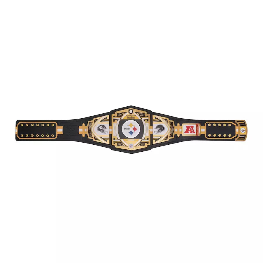 New NFL Pittsburgh Steelers Championship Replica Title Belt 2mm Or 4mm Brass Adult Size