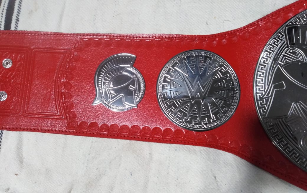 WWE RAW Red Tag Team Wrestling Championship Replica Title Belt 2mm Or 4mm Brass