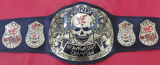 Smoking Skull Stone Cold World Heavyweight Championship Replica Belt 2mm Or 4mm