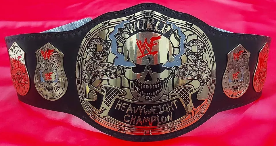 Smoking Skull Stone Cold World Heavyweight Championship Replica Belt 2mm Or 4mm