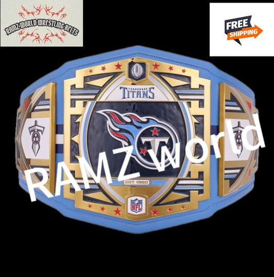 NEW Custom Tennessee Titans Legacy Replica Title Brass belt 2mm Or 4mm Brass