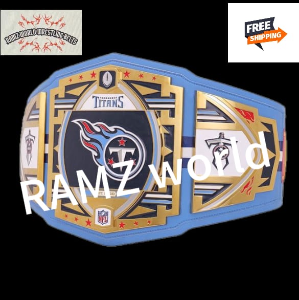 NEW Custom Tennessee Titans Legacy Replica Title Brass belt 2mm Or 4mm Brass