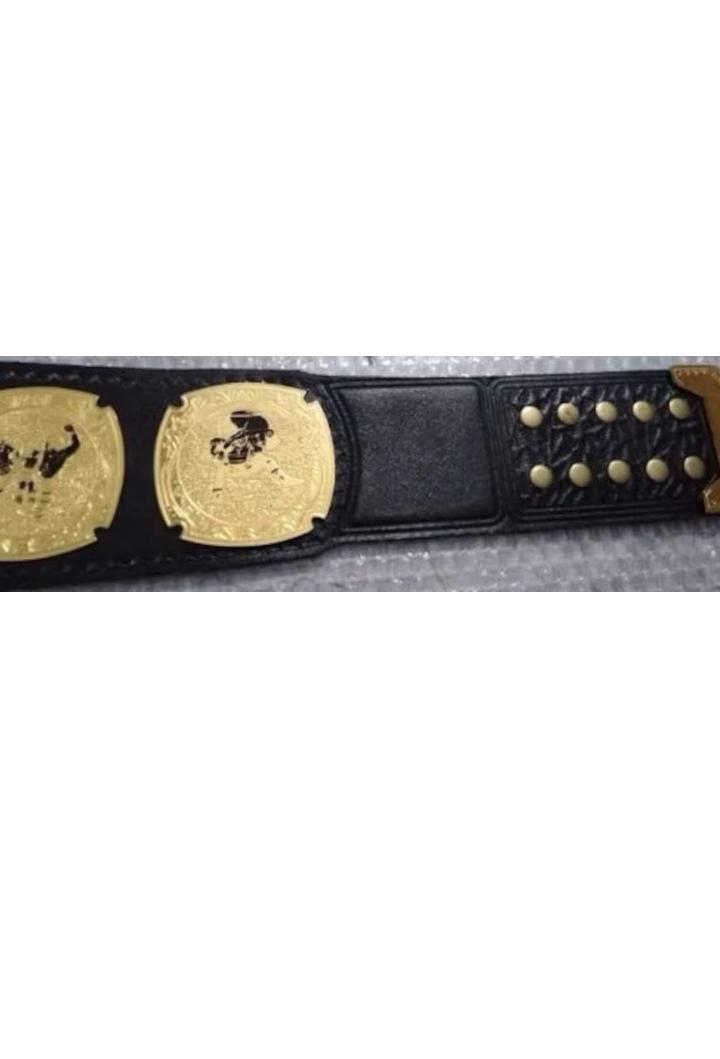 New AEW Trios World Heavyweight Wrestling Championship Replica Belt 2mm Or 4mm Brass Plates