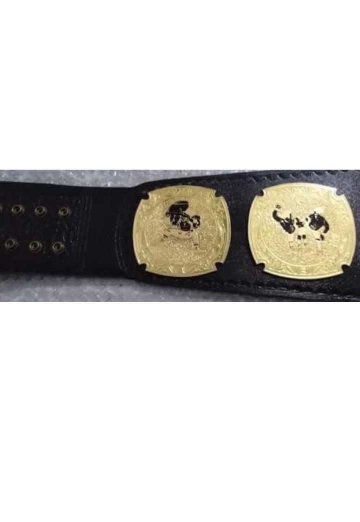 New AEW Trios World Heavyweight Wrestling Championship Replica Belt 2mm Or 4mm Brass Plates